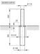 Боллард O&O SCUDO G 114/500 мех, d=11 mm, h=500mm